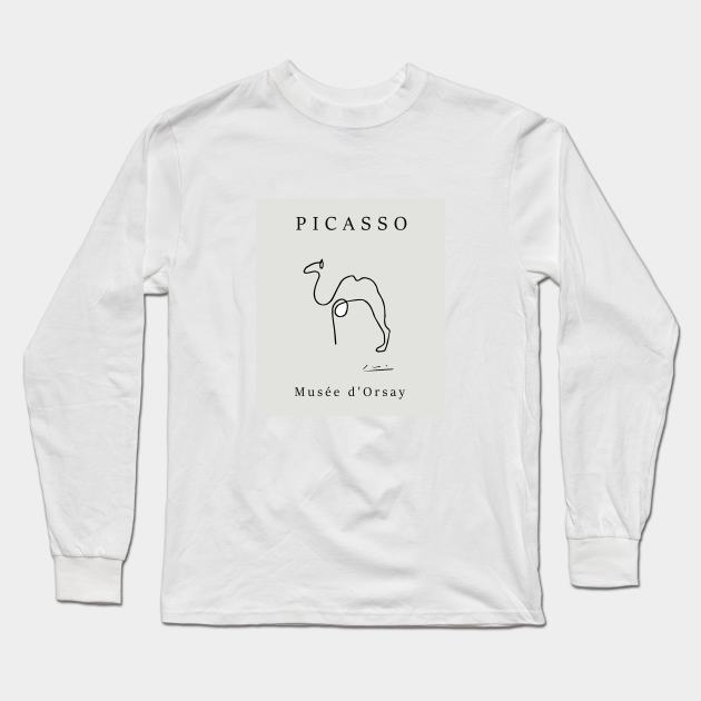 Pablo Picasso abstract camel, contemporary design Long Sleeve T-Shirt by GraphicO